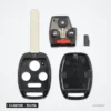 Clé télécommande 313,8 MHz 3/4 boutons pour Honda Accord, Odyssey, puce ID46 - pièces détachées de la coque et puce