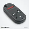 Clé télécommande 313,8 MHz 4 boutons pour Honda Accord, Acura TL - vue de face, bande rouge en haut