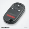 Clé télécommande 313,8 MHz 4 boutons pour Honda Accord, Acura TL - vue de face, quatre boutons et bande rouge