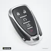 Clé télécommande 315/433 MHz pour Chevrolet Equinox, Spark, Cruze - vue de face, cinq boutons dont bouton panique rouge