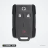 Clé télécommande 315 MHz 2 à 5 boutons pour Chevrolet Silverado, GMC Sierra - vue de face avec bouton de démarrage à distance