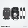 Clé télécommande 315 MHz 2 à 5 boutons pour Chevrolet Silverado, GMC Sierra - vue éclatée de la coque avec pile