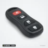 Clé télécommande 315 MHz 3/4 boutons pour Nissan Altima, Maxima, Armada - vue de face, bouton rouge en haut