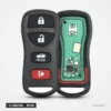 Clé télécommande 315 MHz 3/4 boutons pour Nissan Altima, Maxima, Armada - coque ouverte, circuit imprimé et pile visibles
