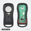 Clé télécommande 315 MHz 3/4 boutons pour Nissan Altima, Maxima, Armada - coque ouverte, pile ronde sur un côté