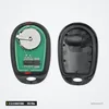 Clé télécommande 315 MHz 3 à 6 boutons pour Toyota Avalon, Highlander, Sequoia - coque ouverte, circuit et pile visibles