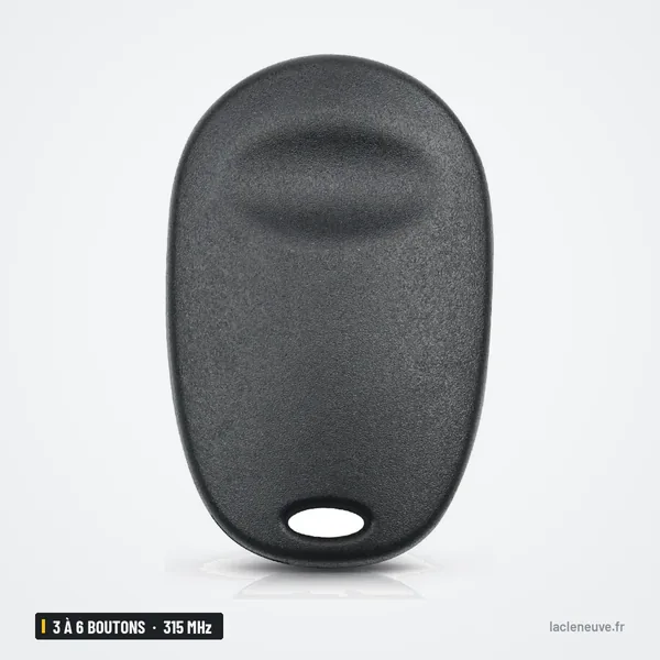 Clé télécommande 315 MHz 3 à 6 boutons pour Toyota Avalon, Highlander, Sequoia - dos lisse de la coque, sans bouton