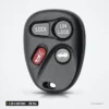 Clé télécommande 315 MHz 3 ou 4 boutons pour Chevrolet, GMC, FCCID ABO1502T - vue de face sous un autre angle