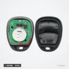 Clé télécommande 315 MHz 4 boutons pour Chevrolet Cavalier, Cadillac CTS, SRX - coque ouverte, circuit et pile visibles