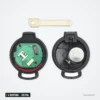Clé télécommande 315 MHz 4 boutons pour Mercedes-Benz Smart Fortwo, puce ID46 - coque ouverte avec circuit imprimé et pile
