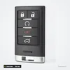 Clé télécommande 315 MHz 5 boutons pour Cadillac CTS, STS, puce ID46 - vue de face, cinq boutons