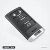 Clé télécommande 315 MHz 5 boutons pour Cadillac CTS, STS, puce ID46 - vue de face, forme arrondie, boutons