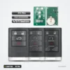 Clé télécommande 315 MHz 6 boutons pour Cadillac Escalade, CTS, DTS - trois télécommandes côte à côte avec circuit et pile