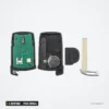 Clé télécommande 4 boutons pour BMW Série 7 745i, 750i, 760i, puce ID7944 - pièces détachées, circuit, pile et lame