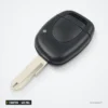 Clé télécommande 433 MHz 1 bouton pour Renault Clio, Twingo, Kangoo, ID46 - vue de face, sans bouton apparent