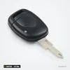 Clé télécommande 433 MHz 1 bouton pour Renault Twingo, Clio, Master, Kangoo - clé à lame fixe, vue de face