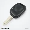 Clé télécommande 433 MHz 1 bouton pour Renault Twingo, Clio, Master, puce ID46 - clé à lame, vue de face légèrement inclinée