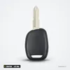 Clé télécommande 433 MHz 1 bouton pour Renault Twingo, Clio, Master, puce ID46 - clé à lame avec boutons horizontaux