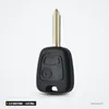 Clé télécommande 433 MHz 2/3 boutons pour Citroën Xsara, Berlingo, puce ID46 - vue de face, lame seule