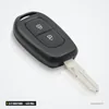 Clé télécommande 433 MHz 2/3 boutons pour Dacia Duster, Logan, puce PCF7961M - clé assemblée, vue de face
