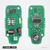 Clé télécommande 433 MHz 2/3 boutons pour Ford Focus, Fiesta, Mondeo, Kuga - circuit imprimé vert, faces avant et arrière
