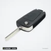 Clé télécommande 433 MHz 2/3 boutons pour Opel Astra H, Zafira B, Vectra C - vue de profil, lame sortie