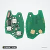 Clé télécommande 433 MHz 2/3 boutons pour Renault Clio 3, Dacia Duster - carte électronique, vue rapprochée