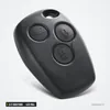 Clé télécommande 433 MHz 2/3 boutons pour Renault Clio 3, Dacia Duster - coque fermée, 3 boutons visibles