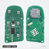 Clé télécommande 433 MHz 2 à 5 boutons pour Jeep, Dodge, Chrysler Grand Cherokee - circuit imprimé seul, recto et verso