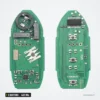 Clé télécommande 433 MHz 2 boutons pour Nissan Qashqai, X-Trail, puce 4A/ID46 - deux circuits imprimés posés côte à côte