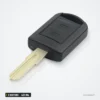 Clé télécommande 433 MHz 2 boutons pour Opel Corsa, Combo, Tigra, sans puce - vue de face, lame rentrée
