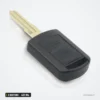 Clé télécommande 433 MHz 2 boutons pour Opel Corsa, Combo, Tigra, sans puce - vue arrière, lame dépliée