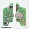 Clé télécommande 433 MHz 2 boutons pour Peugeot 307, 3008, 308, lame VA2/HU83 - deux circuits imprimés avec pile ouverts