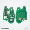 Clé télécommande 433 MHz 2 boutons pour Renault Clio, Twingo, puce ID46 - circuit imprimé ouvert, deux faces
