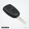 Clé télécommande 433 MHz 2 boutons pour Renault Trafic, Kangoo, puce ID46 - vue de face, deux boutons visibles
