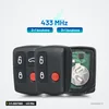 Clé télécommande 433 MHz 3/4 boutons pour Ford Falcon BA, BF - deux télécommandes avec circuit imprimé en arrière-plan