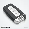Clé télécommande 433 MHz 3/4 boutons pour Hyundai i30, Kia Sorento, Optima - clé finition métallisée, posée à plat