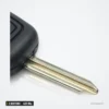 Clé télécommande 433 MHz 3 boutons pour Citroën Saxo, Picasso, puce ID46 - gros plan sur la lame