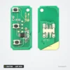 Clé télécommande 433 MHz 3 boutons pour Ford Focus, Mondeo, Fiesta, lame HU101 - circuit électronique, recto et verso