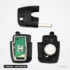 Clé télécommande 433 MHz 3 boutons pour Ford Focus, Mondeo, lame HU101/FO21 - pièces détachées avec circuit et pile ronde