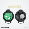 Clé télécommande 433 MHz 3 boutons pour Mercedes-Benz Smart Fortwo, puce ID46 - boîtier ouvert avec circuit imprimé visible