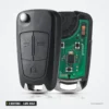 Clé télécommande 433 MHz 3 boutons pour Opel Vectra C, Signum, lame HU43 - coque ouverte, circuit visible