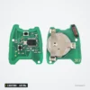 Clé télécommande 433 MHz 3 boutons pour Peugeot, Citroën, puce ID46 - circuit imprimé ouvert avec pile ronde