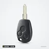 Clé télécommande 433 MHz 3 boutons pour Renault Twingo, Dacia Duster, Sandero - clé avec lame intégrée et deux boutons