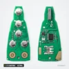 Clé télécommande 433 MHz 4 à 5 boutons pour Dodge Dart, puce ID46 - deux faces du circuit imprimé