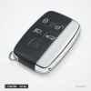Clé télécommande 433 MHz 5 boutons pour Land Rover Discovery 4, Freelander 2 - vue de face avec anneau porte-clés