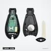 Clé télécommande 433 MHz 6+1 boutons pour Dodge Caravan, Chrysler, Jeep - pièces détachées, circuit, pile et lame