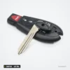 Clé télécommande 433 MHz 6+1 boutons pour Dodge Caravan, Chrysler, Jeep - lame déployée sur le côté