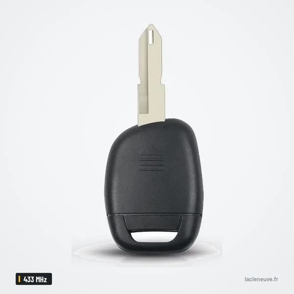 Clé télécommande 433 MHz pour Renault Clio, Twingo, Kangoo, Master, puce ID46 - clé fixe de profil avec lame