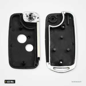 Clé télécommande 433 MHz pour Toyota Prado 120, RAV4, puce TOY43 - coque ouverte en deux parties, vide à l'intérieur